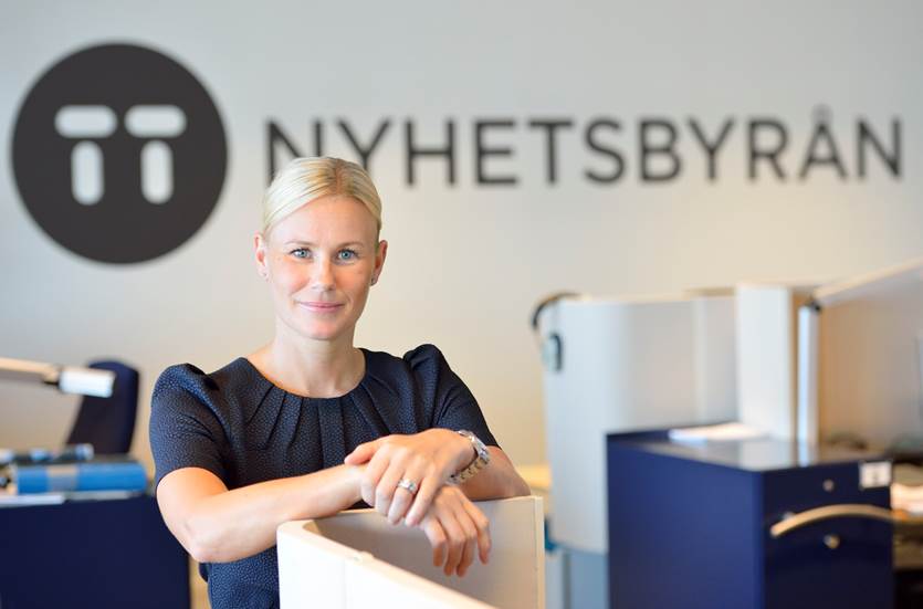 Lotta Lindborg, försäljningschef TT Nyhetsbyran